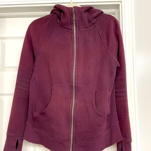 Lululemon full zip scuba hoodie